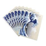 60PCS 2.59"x3.58" Glossy Wave Sleeves – HD Protection for TCG/CCG Cards