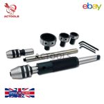 8 Pcs Lathe Tailstock Tap And Die Holder Set 3MT Shank Threading Tapping Kit UK