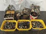 Huge Lot of Vintage MINIATURE PLASTIC TOY SOLDIERS Historical Horses Cannons etc