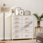 Chest of Drawers with Fabric Drawers Dresser for Bedroom