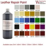 Leather Paint Dye All In One Repair faded worn colour to Leather Sofa bags shoes