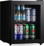 Subcold Cave35 Mini Refrigerator 35L with Glass Door and LED Light | Compact Ref