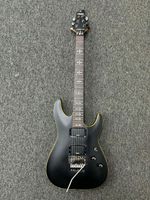 SCHECTER DEMON 6 FR ELECTRIC GUITAR WITH FLOYD ROSE SATIN BLACK