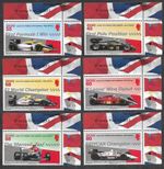 NIGEL MANSELL STAMPS  FORMULA 1 CARS RACING MNH JERSEY 2014