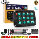 For Can-am Maverick X3 Trail Sport 800 1000 12 Gang RGB Switch Panel LED Light
