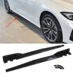 46" Side Skirt Extension Rocker Panel Splitter For BMW X1 X2 X3 X4 X5 X6 Z4