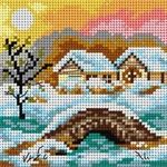 Winter Meadow Tapestry Canvas Only by Orchidea