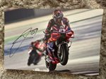 JORGE MARTIN HAND SIGNED 12X8 PHOTO PRAMAC DUCATI MOTOGP APRILIA WORLD CHAMPION
