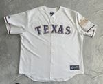 Texas Rangers Baseball Jersey Majestic 2011 World Series #17 Cruz Size 3xl 4xl