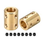 3/4/5/6/7/8/10/12mm Copper Shaft Coupling Rigid Coupling Coupler Motor Connector
