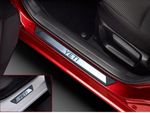 For Skoda YETI Chrome Door Sill Trim Plate Covers Scratch Guard 4 Pcs