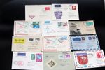Beautiful old bundle airmail 11 letters, early GDR, interesting