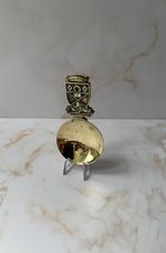 Vintage St Andrews University Brass Commemorative Spoon Heraldic Crest Shield UK