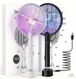 4000V Electric Rechargeable Swatter Mosquito Fly Killer and Bug Zapper Racket