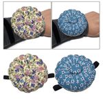 Wrist Pin Cushion Pumpkin Magnetic Stitching Pincushion 2.6'' Needle Tools