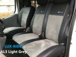 TAILORED SEAT COVERS For RENAULT TRAFIC VAN 2008 - 2014 ART. LEATHER & ALICANTE