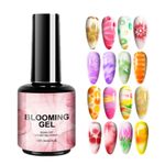 Gel Blooming Nail Polish 15ml UV LED Blooming Nail Polish Long-Lasting