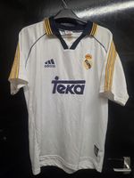 Vintage 1998 1999 2000 Real Madrid Home Football Shirt Adidas Teka Size XL