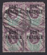 O65 11/2d Govt Parcels Block Of 4(375)