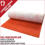Decoupling Mat Loose Cable & In Screed Underfloor Heating - NEW LOW TRADE PRICE