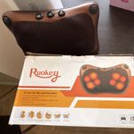 Ruokey Heated Shiatsu Massage Pillow, Brown, Corded Electric, E02 Car Massage 