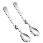 High Quality Stainless Steel Jam Jar Preserve Jar Spoons Cream Sugar Set Of 2