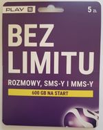 Polish SIM CARD from network PLAY 3in1(Standard-Micro-Nano)