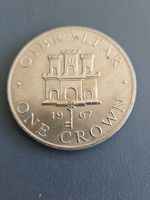 Gibraltar One Crown Coin 1967