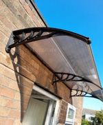Patio Door Awning Outdoor Front Porch Rain Cover Shelter Canopy Window Sun Shade