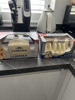 Lurpak Douglas 1980s Vintage Ceramic Butter Dish & Toast Rack, Good Condition.