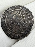 1574 Elizabeth I 3d Double Struck Error Taller Bust Ear S2546 Tudor Silver Gem