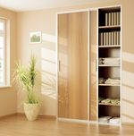 ARES Sliding Wardrobe Door Gear Track Kit DIY Bottom Roller Doors Rothley System