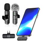 Mini Wireless Lavalier Microphone Clip Lapel Mic For iPhone 17/16/15/14 Pro Max