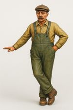 TG20 Model fisherman scale figure Caldercraft Milford Star Unpainted