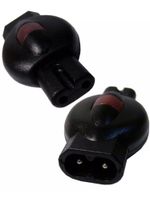 New Cloverleaf C5 To C6 Male To Female 3 Prong Laptop Surge Protector SURGESTOP
