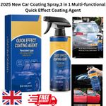 2025 New Car Coating Spray,3 in 1 Multi-functional Quick Effect Coating Agent