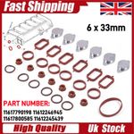 6X 33 mm Swirl Flap Replacements Removal Blanks Delete Plug For BMW M47 M57 E60