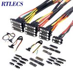 1/3/5 Pair 2.54mm Spring Loaded Pogo Pin Male Female PCB Connector