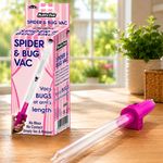 Katcha Pink Bug Buster - Vacuum Spider Catcher