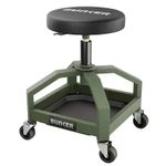 Bunker Draper Adjustable Height 580-780mm Work Stool /Seat Max Load 130kg, 29725