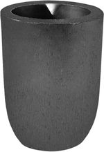 6kg  Black Graphite Crucible for High-Temperature Metal Melting - 1800℃