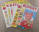 Rupert Bear Weekly Magazines 1980s Various issues (some duplicates) all good+