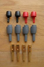 4 Deltron BFA Speaker / Amplifier Plugs for Linn, Cyrus and Arcam from Krescendo