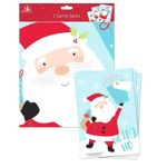 3 X Giant Plastic Reusable Strong Vinyl Christmas Santa Sacks XMAS Present Bags