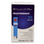 EasyLife185 Cholesterol Test Strips Blood Sample 10 Pieces/Vial CE for European