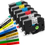 Fit For Brother P-Touch TZ TZe-231 Label Tape Printer Laminated 18mm/12mm/9mm 8m