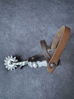 Vintage Silver Inlay  Western Spur 
