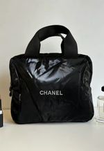 Chanel Mini Boston Makeup Bag Genuine – Black Cosmetic Bag with Handle New