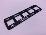 Sinclair ZX Spectrum ~ Mined-Out Keyboard Overlay  ~ NO GAME INCLUDED