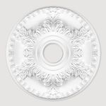 Ceiling Rose Polyurethane Resin – Quality Decorative 'Eleganza Echo' Dia 46cm